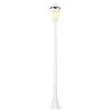 Outsunny 76.5" Solar Lamp Post Lights Outdoor, Vintage Streetlight, All Weather Protection, Auto Sensor Control, Adjustable Brightness, with Clear - d