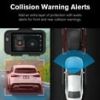 YADA Roadcam AI PLUS, AI-Powered 4K Dash Cam with 1080p Rear Cam, Full-Coverage Driver Assistance - YADA Roadcam AI PLUS