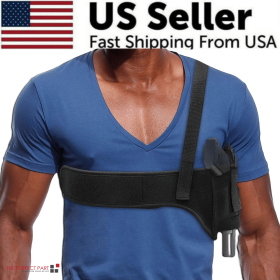 Tactical Concealed Carry Shoulder Waist Pistol Hand Gun Holder Holster Pouch US - Default Title