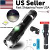 Super Bright 90000LM LED Tactical Flashlight Zoomable With Rechargeable Battery - Default Title