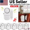6 PCS WIRELESS Home Window Door Burglar Security ALARM System Magnetic Sensor - Default Title