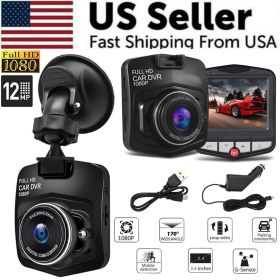 2.4'' Full HD 1080P Dash Cam Car DVR Front or Rear Camera Night Vision G-sensor - Dash Cam