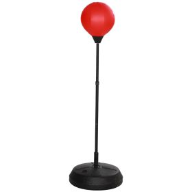 Qaba Punching Bag for Kids w/ Stand & Boxing Gloves, for 5-10 Years | Aosom - default