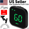 Digital Car HUD GPS Speedometer Head Up Display MPH KMH Compass Overspeed Alarm - Default Title