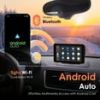 REXING 7" Wireless CarPlay/Android Auto Receiver, 4K Dash Cam, 1080p Rear, GPS, Bluetooth, 32GB Card - REXING 7" Wireless CarPlay/Android