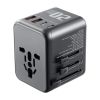 Universal Travel Adapter International 5 in 1 USB AC Wall Charger Power Plug - No