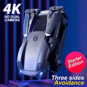 4DRC V22 RC Drone 4K HD Camera Selfie WiFi FPV Portable Quadcopter RC Drone Toy - BLACK