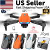 Drones Quadcopter 5G 4K GPS Drone X Pro with HD Dual Camera WiFi FPV Foldable RC - White - No Camera