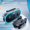 4DRC V20 RC Drone WIFI FPV 6K HD Dual Camera Gesture Photo Quadcopter 2 Battery,Suitable for beginners. - black