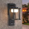 Inowel Motion Sensor Outdoor Wall Porch Light 650Lm 6.5W GX53 LED Bulb Modern Wall Sconce 3000K 36311 - Grey