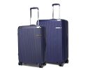 MKF Collection Tulum Large and Extra Large Check-in Spinner with TSA Security Lock by Mia k - Navy - Polycarbonate