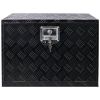 24inch Aluminum tool box,heavy duty truck bed tool box,outdoor trailer pickup storage tool box,RV storage organizer,underbody box w/lock keys,black -