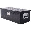 30inch Aluminum tool box,heavy duty truck bed tool box,outdoor trailer pickup storage tool box,RV storage organizer,underbody box w/lock keys,black -