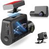3 Channel Dash Cam for Car with 1080 + 1080 + 480p Three Lenses, Wide Angle Monitoring Range of 140Â° + 140Â° + 130Â°, 24-Hour Parking Monitoring, 4 I