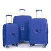 Expandable Hardshell Suitcase Double Spinner Wheels PP Luggage Sets Lightweight Durable Suitcase with TSA Lock,3-Piece Set (20/24/28) ,Navy - as Pic