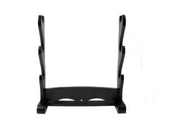 Wooden Stand for 3 Swords - Black - WS-3
