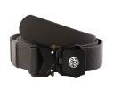 Quick Release Buckle Tactical Belt Military Hiking Rigger Nylon Web Work Belt Heavy Duty Work Belt Stretch Strap ((Coffee) - gray