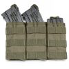 Molle Open Top Double Triple Mag Pouch - Green - Triple