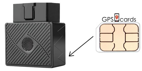 GPS.cards SIM for Shout Nano GPS Locator for Cars + Online GPS Platform - Default