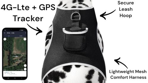 Pet Tracker Security Collar GPS for Pet Wireless GSM GPRS Tracking System Size:L - Default