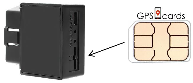 SIM CARD for Real-time GPS Tracker Tracking Device GSM Car/Motorcycle Anti Theft - Default