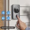 1pc smart wireless doorbell, smart 2.4G WIFI video doorbell, Tuya APP smart system control, two-way intercom, night vision function, video call, home