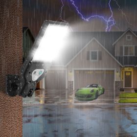 Solar Wall Light Outdoor 9 COB Beads PIR Motion Sensor Remote Control Wireless Lamps IP45 Waterproof Lighting for Garage Front Door Garden Pathway - 9