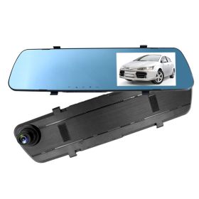 1080P Car DVR 4.3in Camera Dash Cam Camcorder Camera Recorder with 140Â° Angle Loop Recording Motion Detection Picture-in-Picture Display G-sensor - C