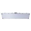 135*28*10cm Aluminum New Framed Locking Gun Pistol HandGun Lock Box Hard Storage Carry Case Silver - As Picture