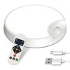 Rechargeable Motion Sensor Ceiling Light Dimmable LED Ceiling Light with Remote Timer - White