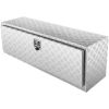 VEVOR Underbody Truck Box, 48"Ã—17"Ã—18" Pickup Storage Box, Heavy Duty Aluminum Diamond Plate Tool Box with Lock and Keys, Waterproof Trailer Storage