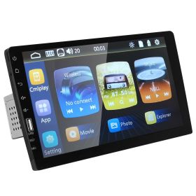 9in Car MP5 Stereo Player Touch Screen 1080P Wireless Car Radio FM USB AUX Back up Camera Mirror Link Remote Control - Black