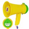 5 Core Megaphone Bullhorn Speaker 15W Mini Battery Power Bull horn w Siren 400 Yard Range - HW 1 - HW 1 YLW