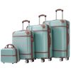Hardshell Luggage Sets 4 Pieces 20"+24"+28" Luggages and Cosmetic Case Spinner Suitcase with TSA Lock Lightweight - as Pic