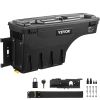 VEVOR Truck Bed Storage Box, Lockable Lid, Waterproof ABS Wheel Well Tool Box 6.6 Gal/20 L with Password Padlock, Compatible with Tundra 2007-2021, Dr