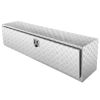 VEVOR Underbody Truck Box, 60"Ã—17"Ã—18" Pickup Storage Box, Heavy Duty Aluminum Diamond Plate Tool Box with Lock and Keys, Waterproof Trailer Storage