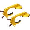 VEVOR Wheel Lock Clamp, 2-Pack Trailer Wheel Lock, Heavy-Duty Anti Theft Tire Lock, Trailer Wheel Locks for RV Trailers, Cars, Trucks, SUVs - 2 Piece