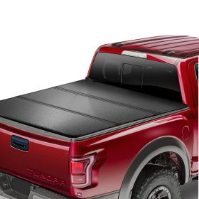 VEVOR Tri-Fold Truck Bed Tonneau Cover, Compatible with 2014-2024 Toyota Tundra (NOT FIT Trail Special Edition with Storage Boxes), Fleetside 5.5' (67