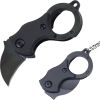 Mini Pocket Knife, Tactical Knife With Necklace And Clip, Cool Small Tool, Lightweight Practical Knife, Linear Lock - black