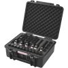VEVOR Hard Pistol Cases with Pre-cut PU Foam, Waterproof & Dustproof Hard Gun Case for 1 Pistol, 19.3Ã—17.1Ã—8.3 in Lockable Pistol Case, Black - Defa
