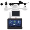 VEVOR 7-in-1 Wi-Fi Weather Station 7 in TFT Display Wireless Outdoor Sensor - Default