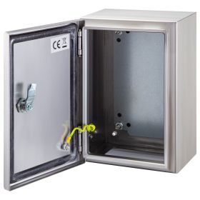 VEVOR NEMA Stainless Steel Enclosure, 16 x 12 x 8'' NEMA 4X Steel Electrical Box, IP66 Waterproof & Dustproof, Outdoor/Indoor Electrical Junction