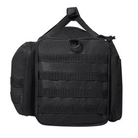 VEVOR Range Bag for 3 Pistols Tactical Gun Range Bag Single Shoulder Strip Black - Black - 36 x 26 x 31 cm