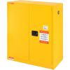 VEVOR Flammable Storage Cabinet 30 Gal, 43.1x18.1x50.1 inch Cold-Rolled Steel Flammable Liquid Storage Cabinet Explosion Proof with 1 Adjustable Shelf