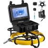 VEVOR Sewer Camera, 150FT, 9" Screen Pipeline Inspection Camera with DVR Function & 8 GB SD Card, Waterproof IP68 Borescope w/LED Lights, Industrial E
