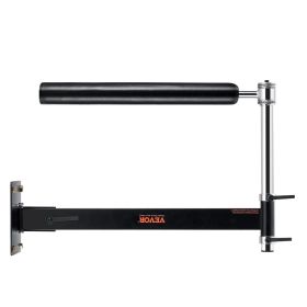 VEVOR Wall Mount Boxing Spinning Bar, Adjustable Punching Spinning Bar, Boxing Speed Trainer with Gloves, Black Reflex Boxing Bar, Boxing Training Equ