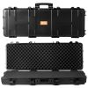 VEVOR Tactical Range Case, Outdoor Tactical Hard Case with 3 Layers Fully-protective Foams, 42 inch lockable Hard Tactical Range Case with Wheels, IP6