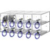 VEVOR Cell Phone Storage Locker, 10 Slots Acrylic Material with Door Locks and Keys, Wall-Mounted Cabinet Pocket Office Classroom Gym Box, Clear - 5x2