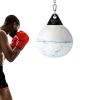 Home Gym 18 Inch Water Punching Bag with Adjustable Metal Chain - White - Exercise & Fitness