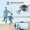 4DRC V4 Drone with 1080P HD Camera for Adults and Kids, Foldable Quadcopter with Wide Angle FPV Live Video, Trajectory Flight, App Control,Optical Flo